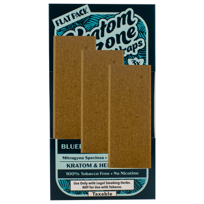 Kratom Zone: Blueberry Daydream Kratom Wraps