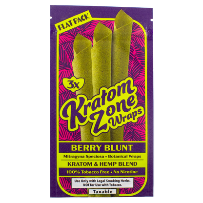 Kratom Zone: Berry Blunt Kratom Wraps