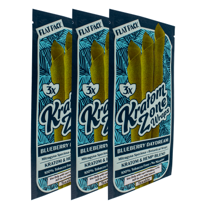 Kratom Zone: Blueberry Daydream Kratom Wraps