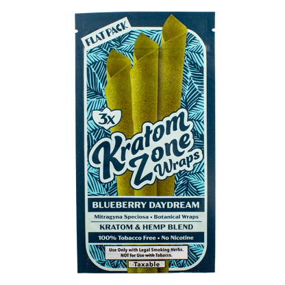 Kratom Zone: Blueberry Daydream Kratom Wraps