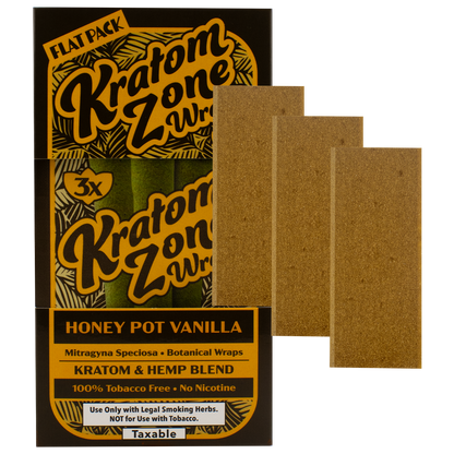 Kratom Zone: Honey Pot Vanilla Kratom Wraps